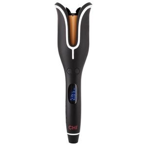 CHI Spin and Curl Ceramic Rotating Curler- onyx black